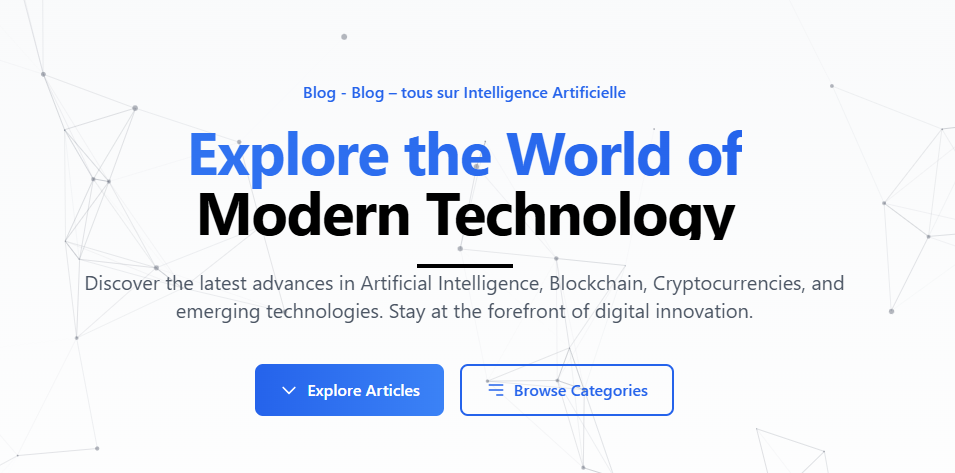 Invictena AI Blog – custom WordPress blog built without plugins